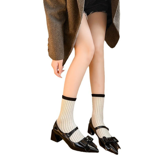 Damen stilvolle Lackleder High Heels mit Schleife R&B