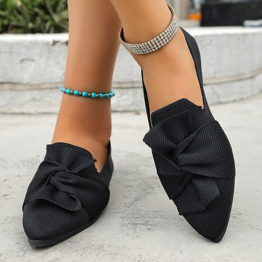 Damen Ballerinas mit großem Schleifendetail R&B 1780917992