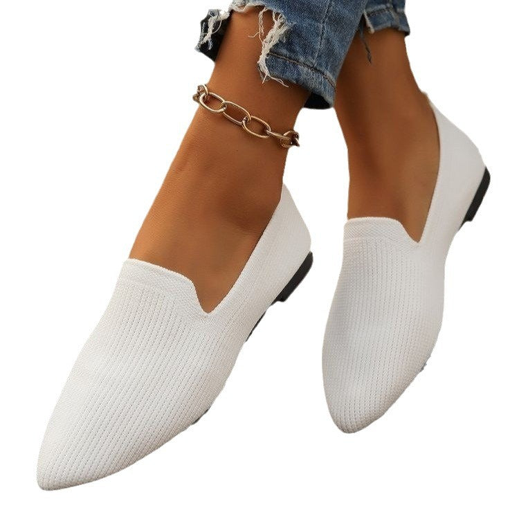 Damen modische Slipper im eleganten Punktmuster R&B