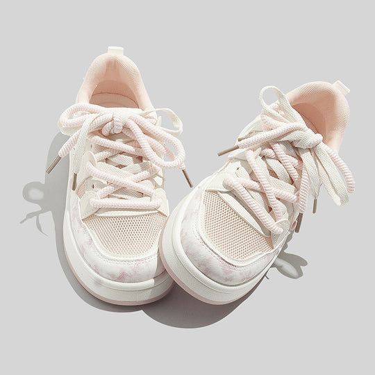 Damen Sneakers mit charmantem Bärenmotiv und atmungsaktiver Oberflächenstruktur R&B