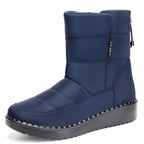 Damen Thermo-Winterstiefel mit rutschfester Sohle und isolierendem Innenfutter R&B