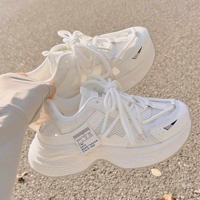 Damen Laufsneaker mit atmungsaktiver Mesh-Oberfläche und flexibler Sohle