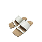 Damen elegante und komfortable Riemensandalen mit flachem Absatz R&B
