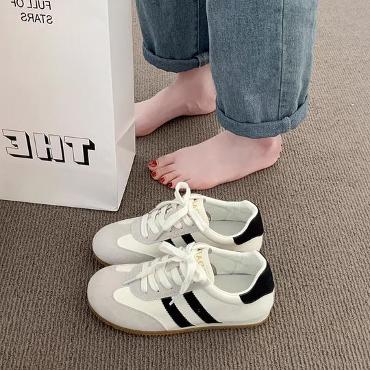 Damen sportliche Sneakers mit atmungsaktiver Mesh-Oberfläche und rutschfester Sohle R&B