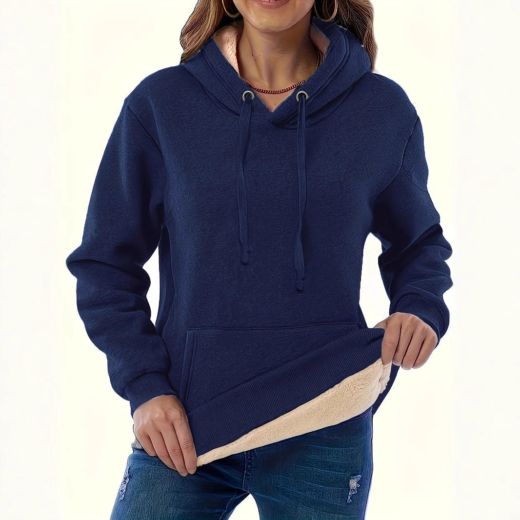 Damen Kapuzenpullover mit kuscheligem Innenfutter und oversized Passform R&B