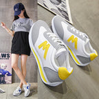 Damen Sportliche Sneakers mit gepolsterter Sohle und modischen Farbkontrasten R&B