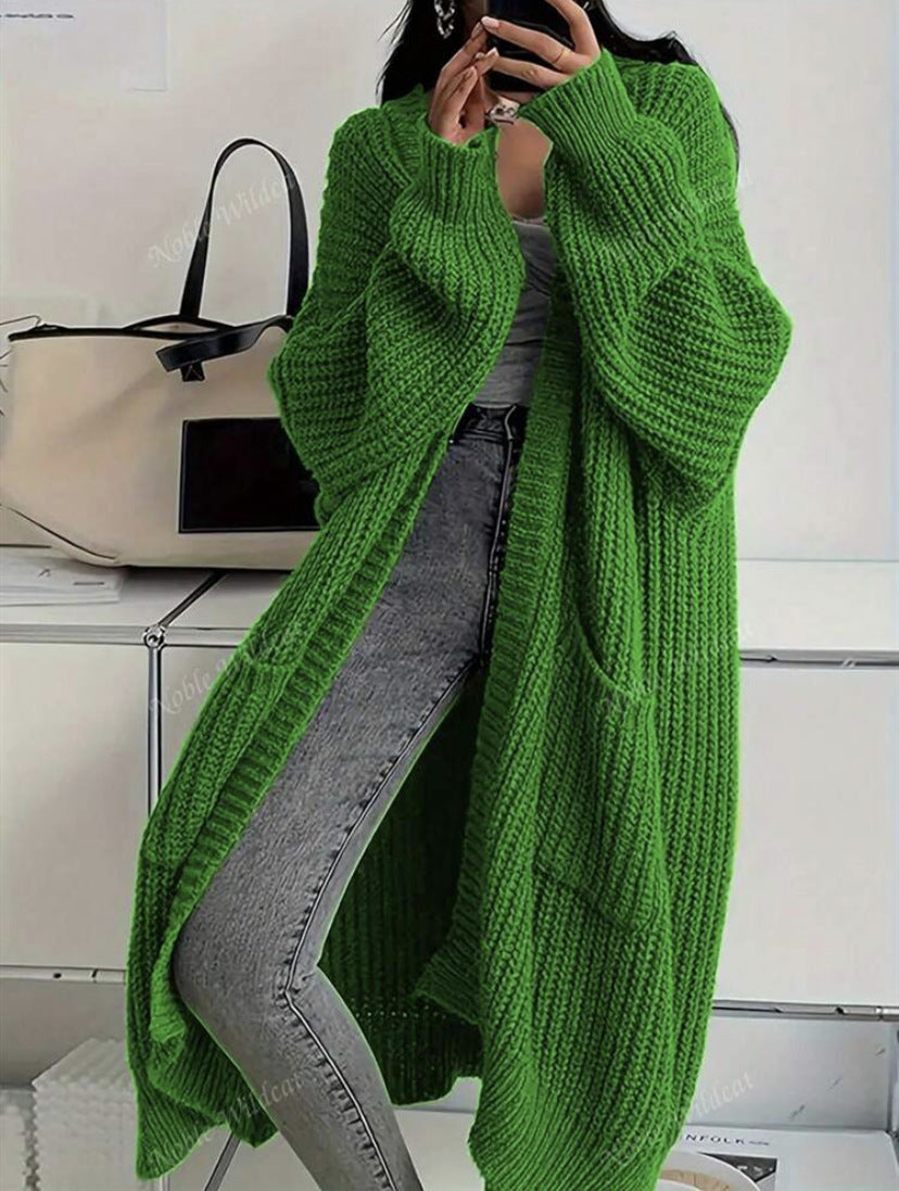 Damen Strickmantel im Oversized-Stil R&B