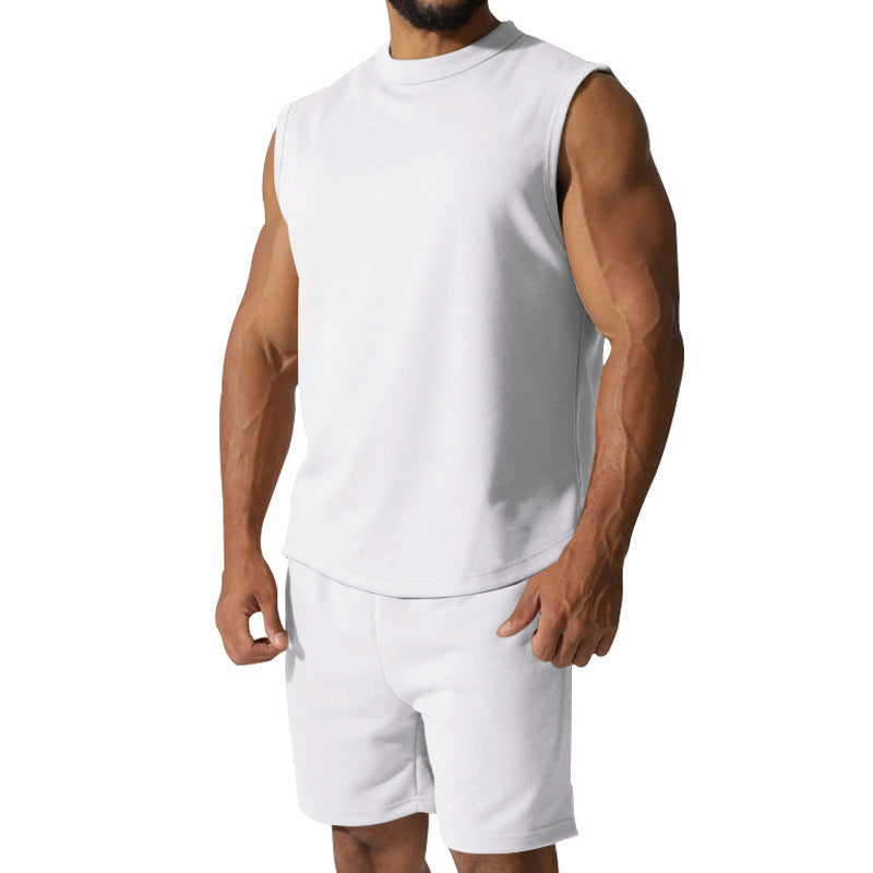 Herren sportliches Kurzarm-Set aus atmungsaktivem Material R&B