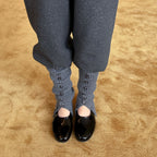 Damen Ballerinas aus hochwertigem Leder mit rutschfester Sohle R&B
