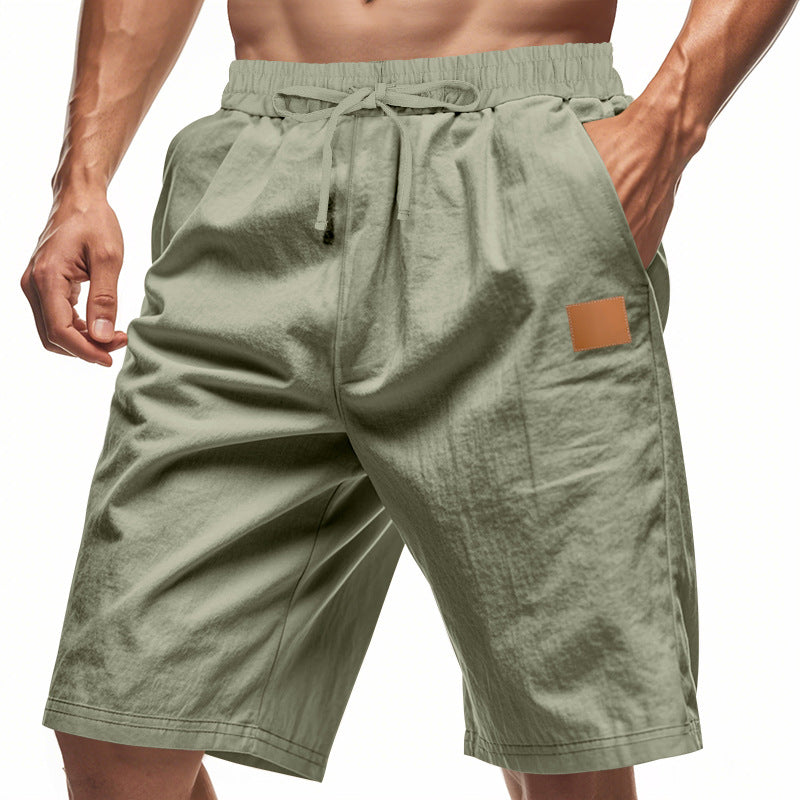 Herren lässige Shorts mit elastischem Bund und praktischen Taschen R&B