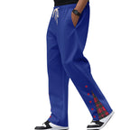 Herren lässige Freizeitpants mit Kordelzug und grafischem Design R&B