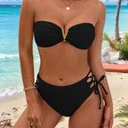 Damen Hochgeschnittener Bikini mit raffinierten Cut-Outs R&B