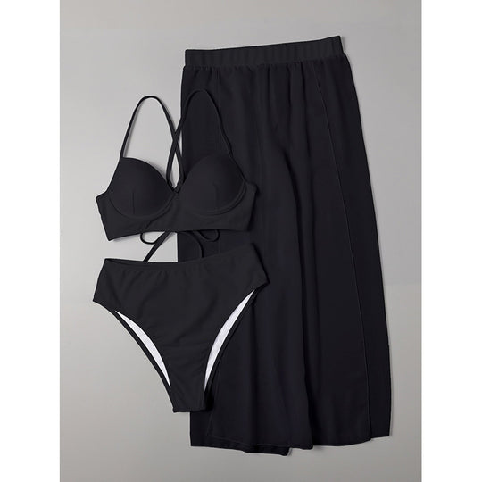 Damen Bikini-Set mit schickem Maxi-Rock R&B