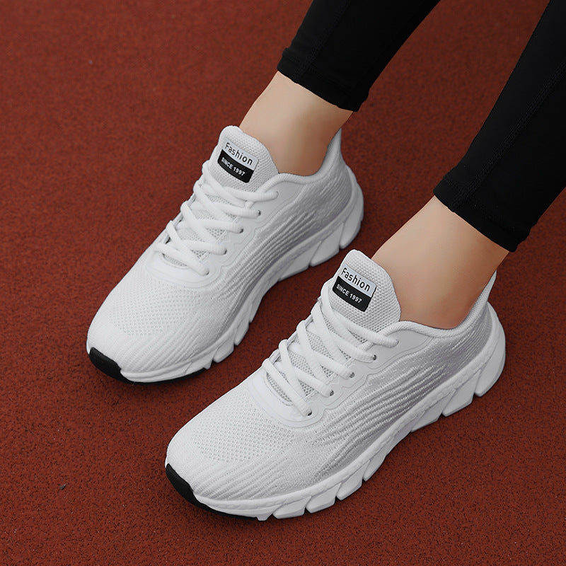 Damen nan atmungsaktive leichte Stricksneaker mit viskoelastischer Komfortsohle R&B