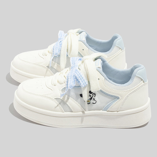 Damen Schnüre Sneakers aus atmungsaktivem Mesh mit einzigartigem Design R&B