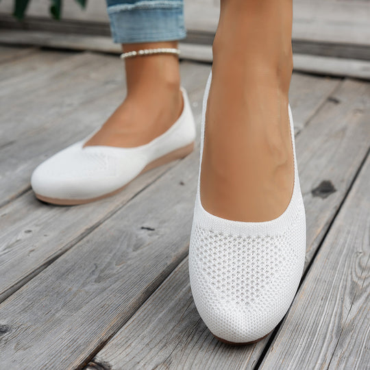 Damen atmungsaktive Ballerinas mit flexiblem Fußbett R&B