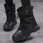 Damen Sportliche Winterstiefel mit hohem Schaft und rutschfester Sohle