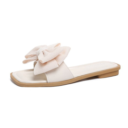 Damen Sandalen mit großen Schleifenakzenten R&B