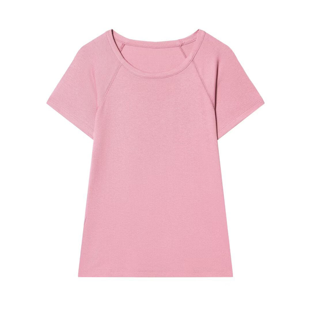 Damen komfortables Basic T-Shirt R&B