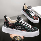 Damen modische Sneaker mit robustem Obermaterial und rutschfester Sohle R&B