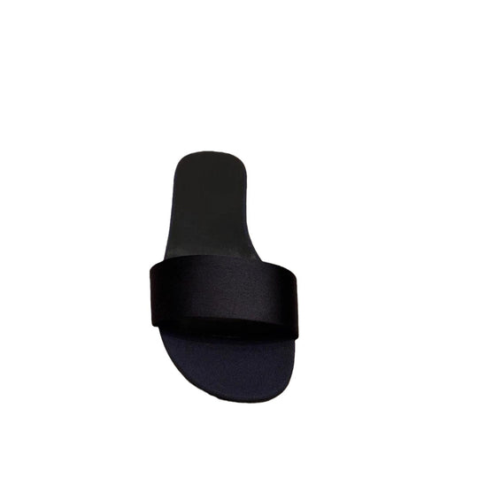 Damen modische Slipper mit breitem Riemen und komfortabler Innensohle R&B