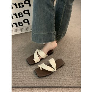 Damen Flip-Flops mit eleganter Knotenverzierung R&B
