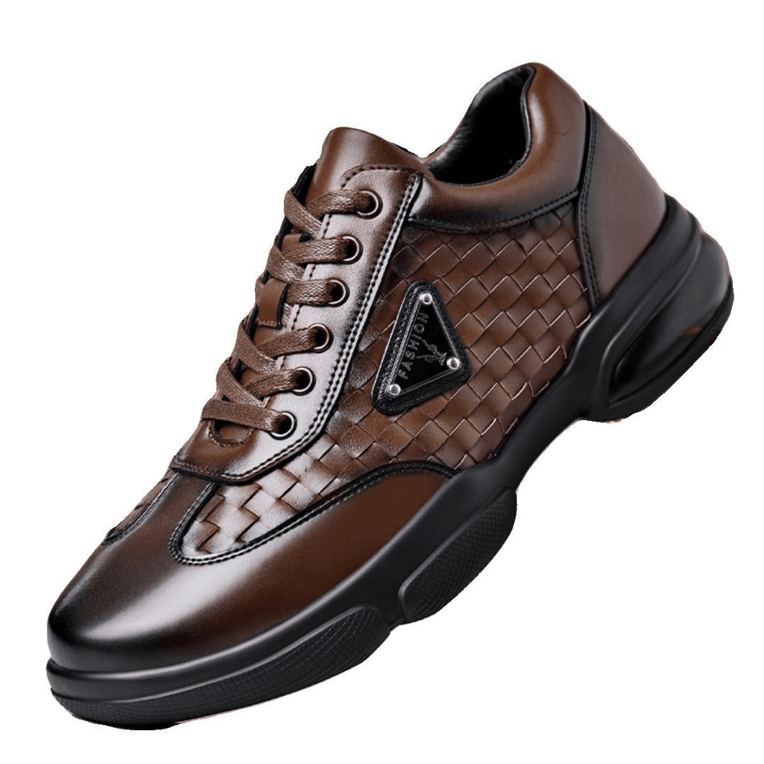 Damen Freizeit Sneakers mit hochwertiger Lederoptik und innovativem atmungsaktivem Design R&B