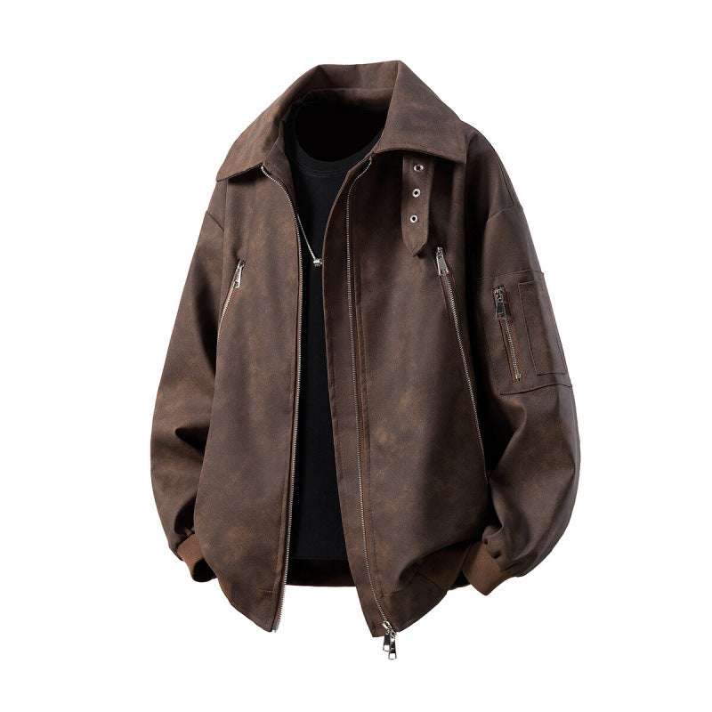Herren Übergangsjacke mit innovativem Design und multifunktionalen Reißverschlusstaschen R&B