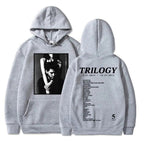 Damen Kapuzenpullover mit künstlerischem Fotodruck und einzigartigem Schriftzug