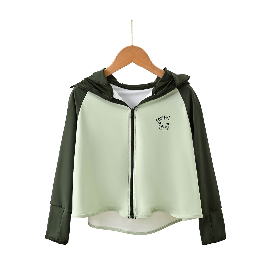 Mädchen Sonnenjacke mit Kapuze und UV-Schutz R&B