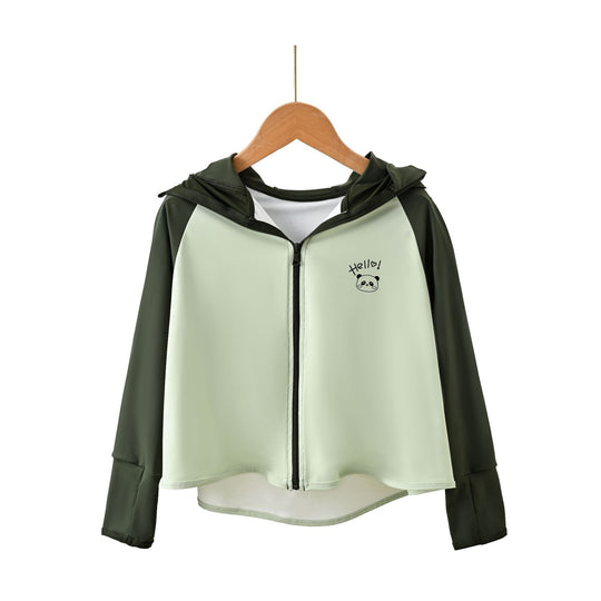 Kinder UV-Schutzjacke mit Kapuze und atmungsaktivem Material R&B