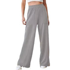 Damen Bequeme und stilvolle Freizeit-Hosen mit elastischem Bund und praktischen Taschen R&B