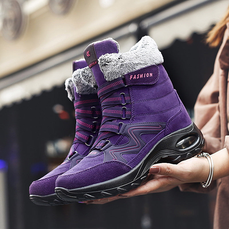 Damen Winterstiefel mit kuscheligem Innenfutter und rutschfester Sohle R&B
