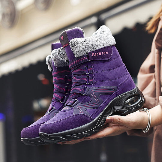 Damen Winterstiefel mit kuscheligem Innenfutter und rutschfester Sohle R&B