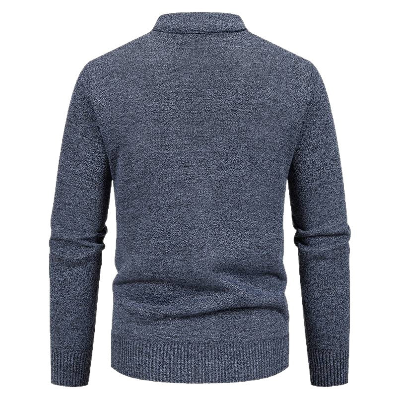 Herren Strickjacke mit eleganter Rautenstruktur R&B