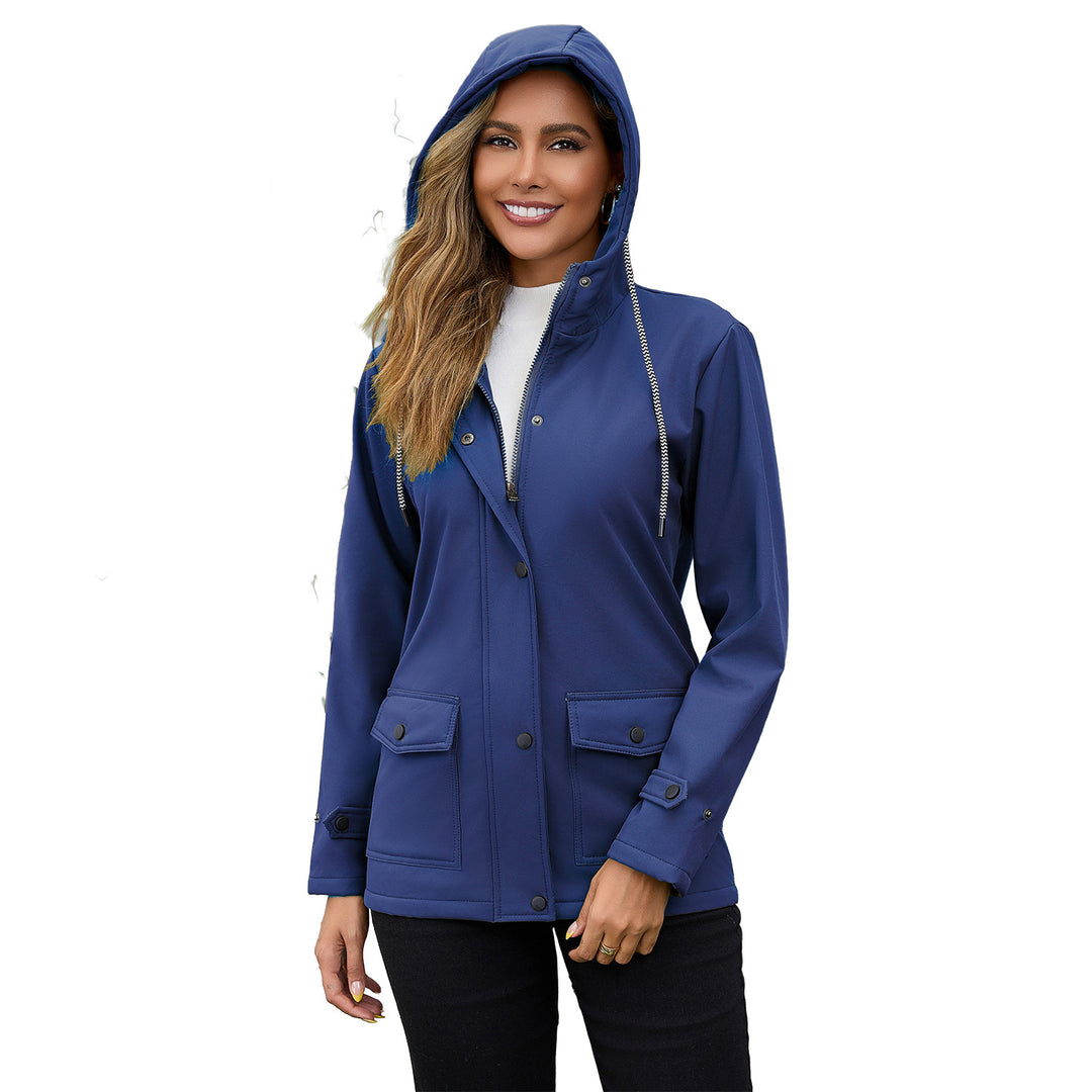 Damen Kapuzenjacke mit weichem Fleece-Futter R&B