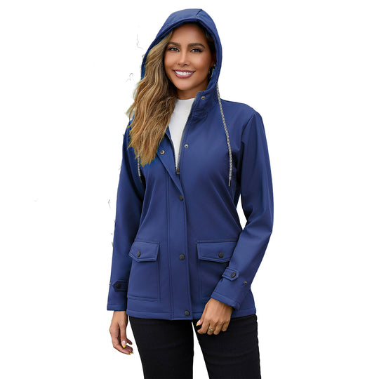 Damen Kapuzenjacke mit weichem Fleece-Futter R&B