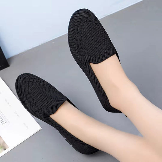 Damen bequeme Slip-On Slipper mit atmungsaktivem Obermaterial R&B