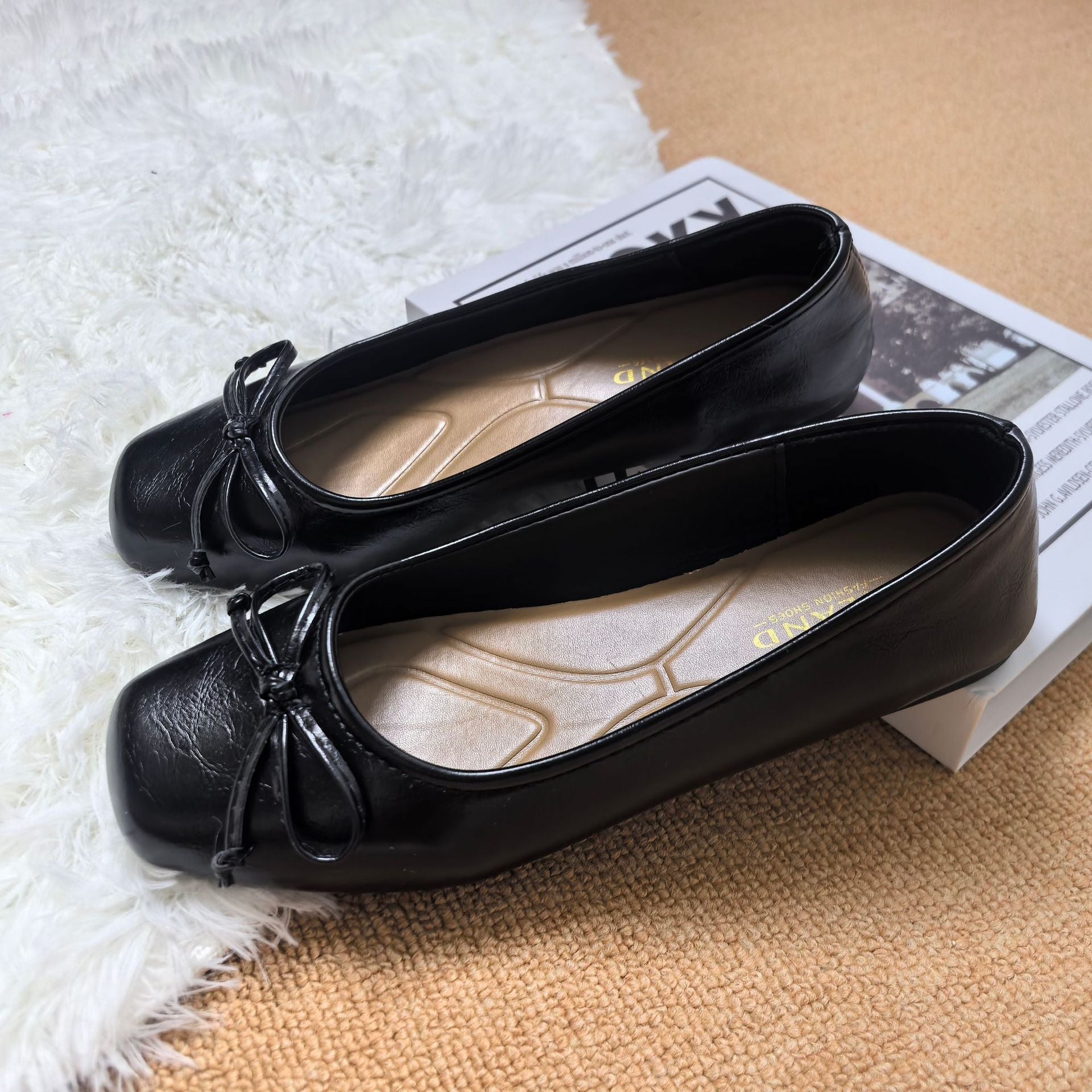 Damen Klassische Ballerinas mit zartem Schleifen-Detail und komfortablem Fußbett EB