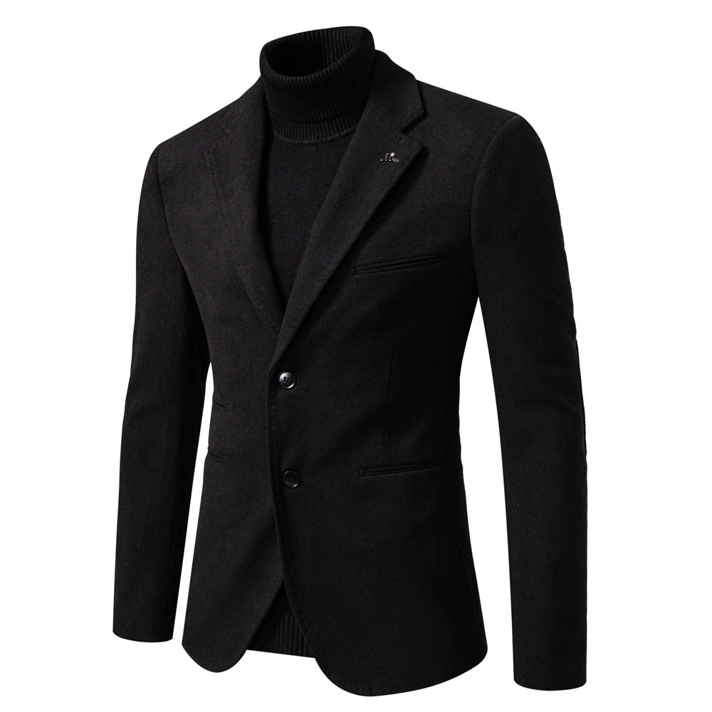 Herren Blazerjacke mit hohem Kragen