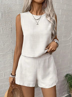 Damen Komfortables Set aus Top und Shorts R&B