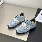 Damen sportliche Lauf-Sneaker mit atmungsaktivem Mesh-Obermaterial und kombiniertem Riemen R&B