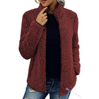 Damen Fleecejacke mit wunderbar weichem Material und stylischem Reißverschluss R&B