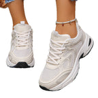 Damen Sportliche Sneakers mit atmungsaktivem Netzdesign und dämpfender Sohle R&B
