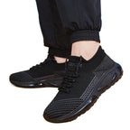 Damen Strick-Laufschuhe mit stoßdämpfender Sohle und atmungsaktivem Design R&B