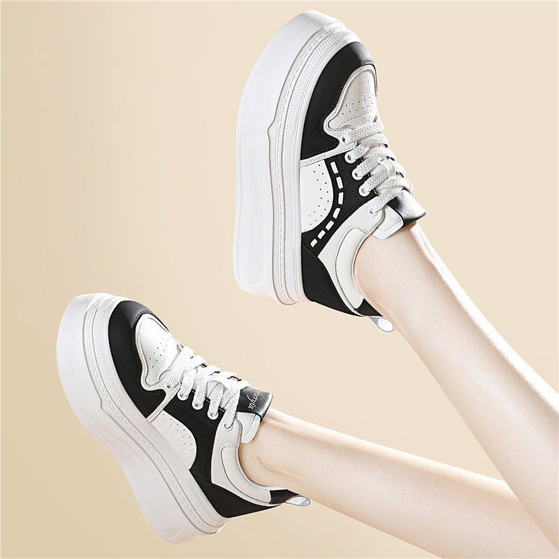 Damen Sportliche Plateau-Sneaker mit atmungsaktiver Cushion-Sohle R&B