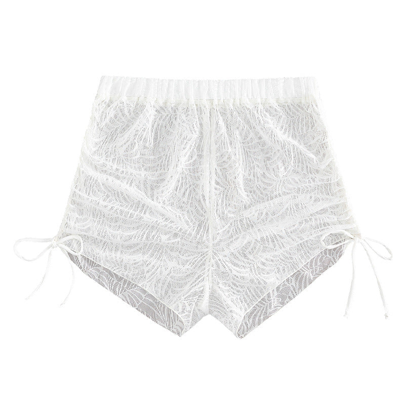 Damen Transparente Strandshorts R&B