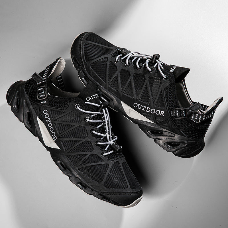 Herren Outdoor-Sneaker mit atmungsaktivem Mesh und rutschfester Sohle R&B