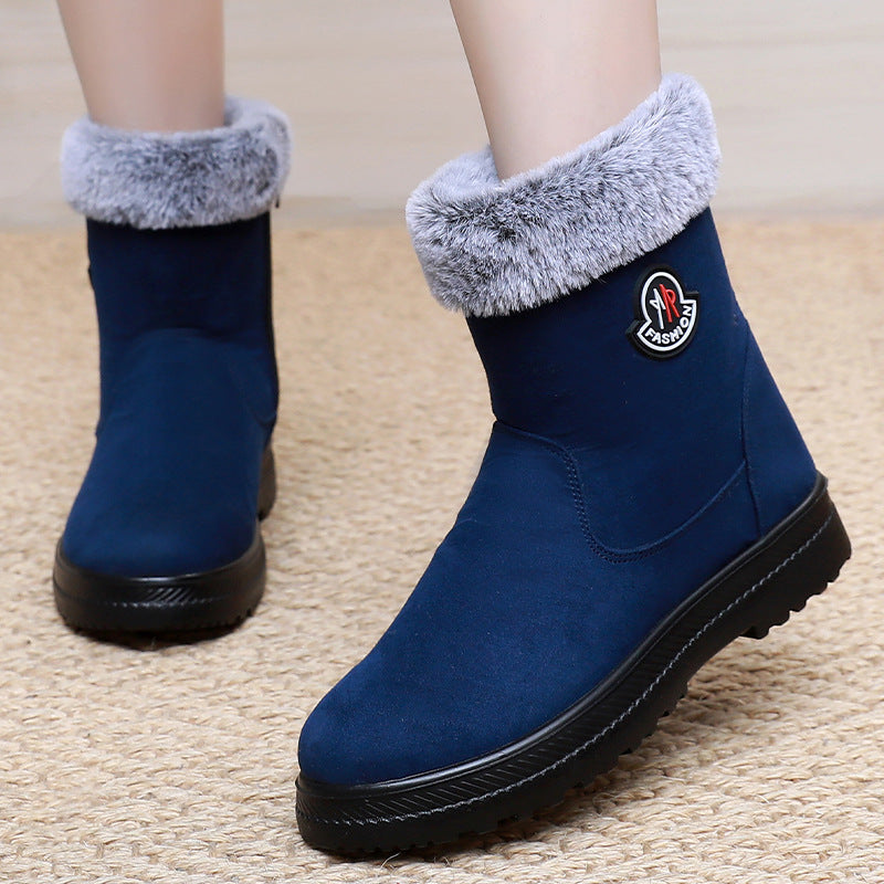 Damen Warme Winterstiefel mit weichem Innenfutter und rutschfester Sohle R&B