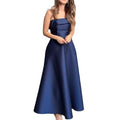 Damen Elegantes Abendkleid mit schulterfreiem Design und voluminösem Rock R&B